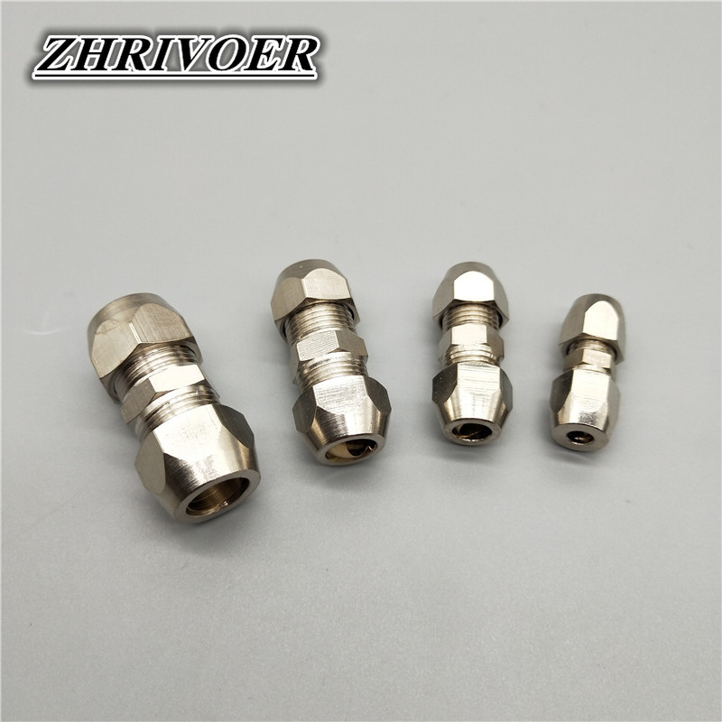 Compression Fitting Brass - Фитинг компрессионная муфта для трубы, 4,
