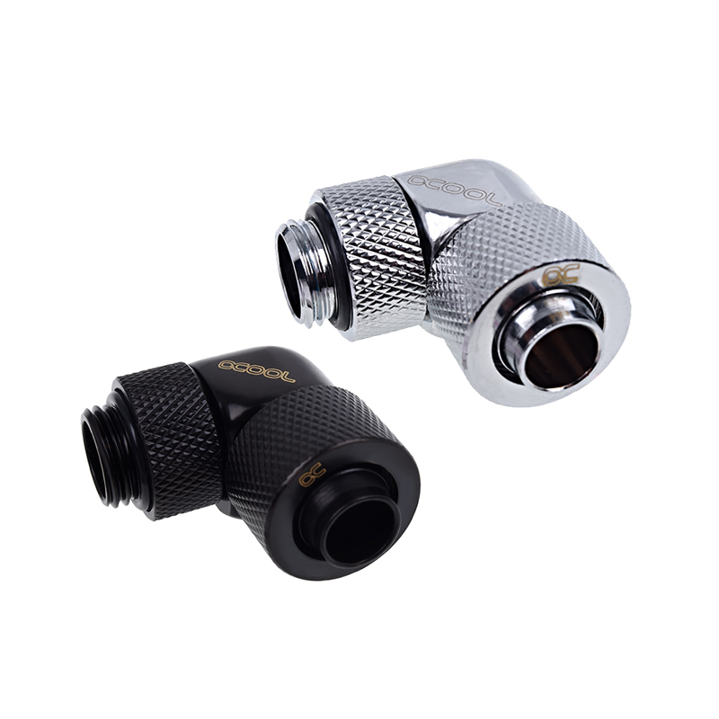 Сжатие Alphacool 13x10 мм, 90  – обзор и цена Compression Fitting Brass