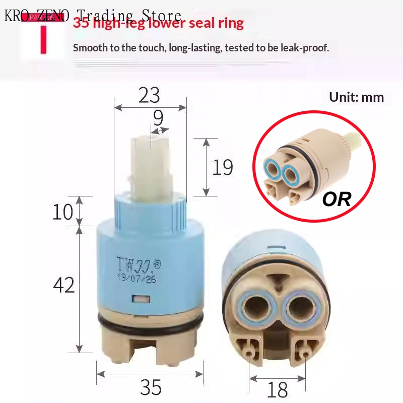 1 шт. пластиковый керамический – обзор и цена Basin Mixer Cartridge